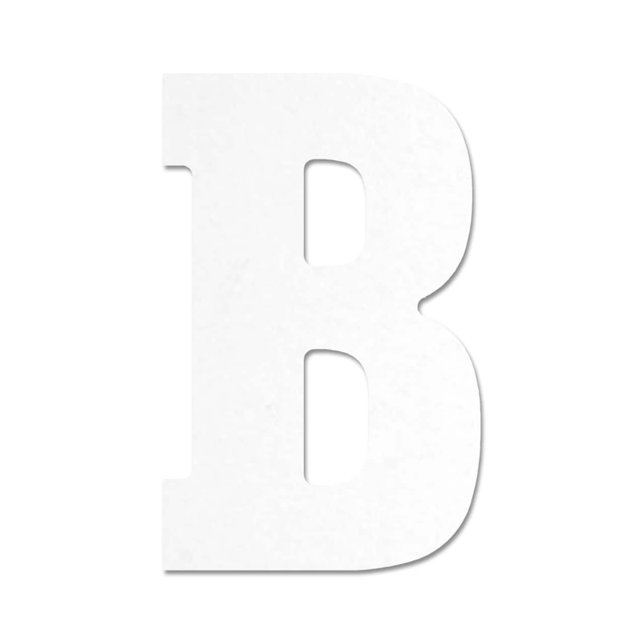 6 Pack: 13" White MDF Uppercase Letter by Make Market®